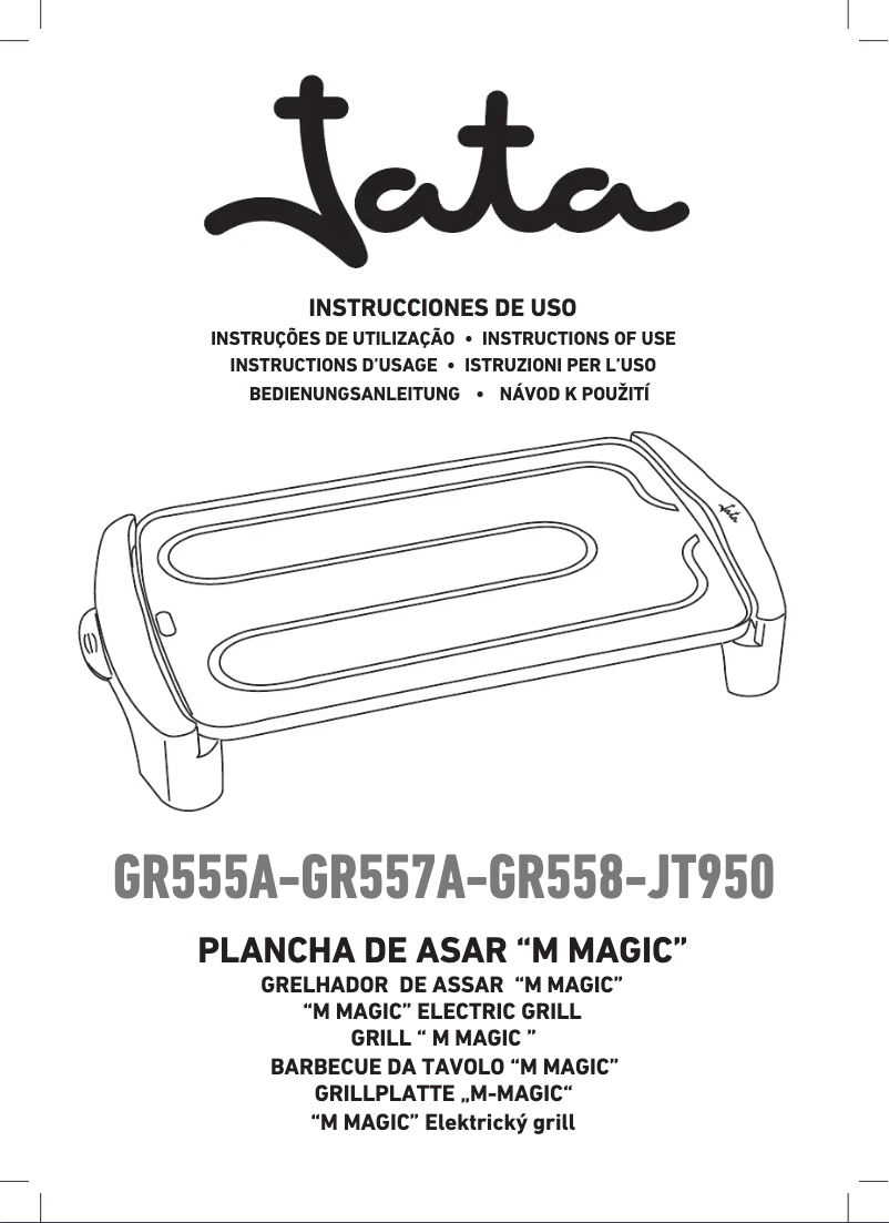 Image de la première page du manuel de l'appareil GR557A