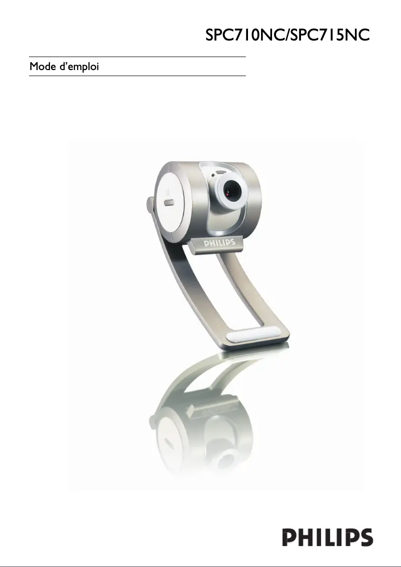 Page 1 de la notice Manuel utilisateur Philips SPC715NC