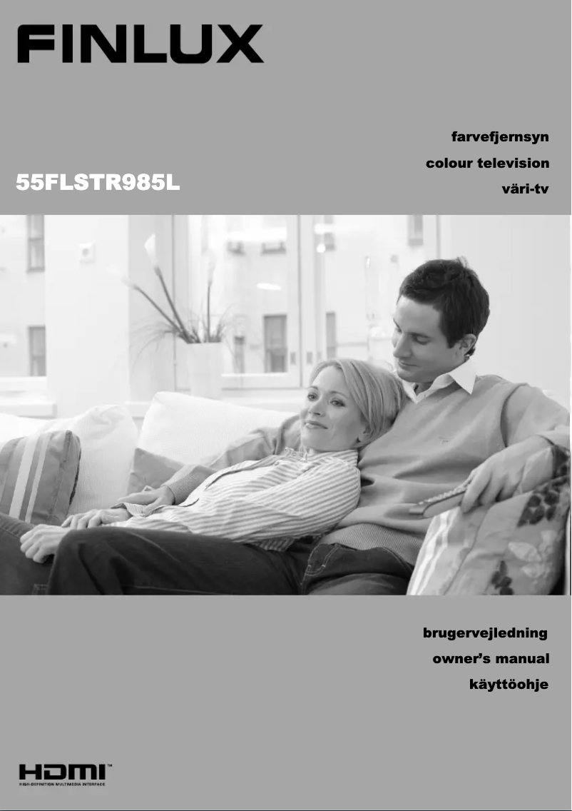 Page n°1 - Manuel utilisateur Finlux 55FLSTR985L