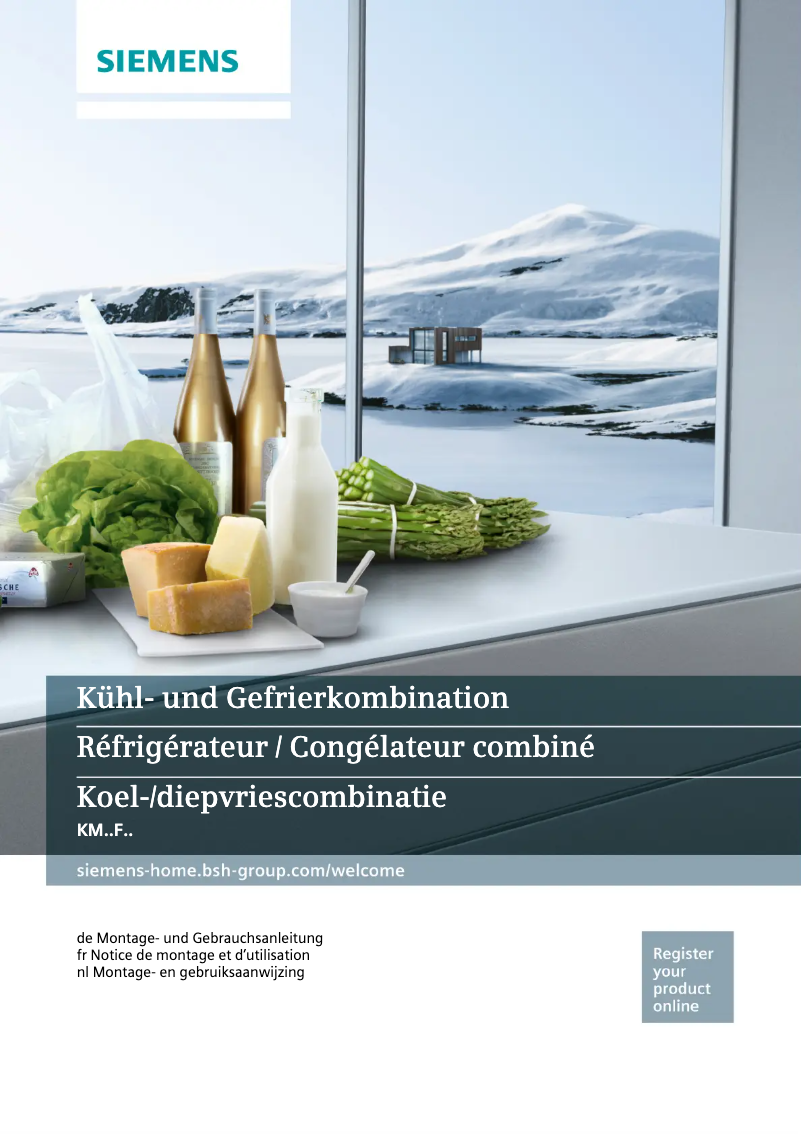 Image de la première page du manuel de l'appareil KM40FAI20