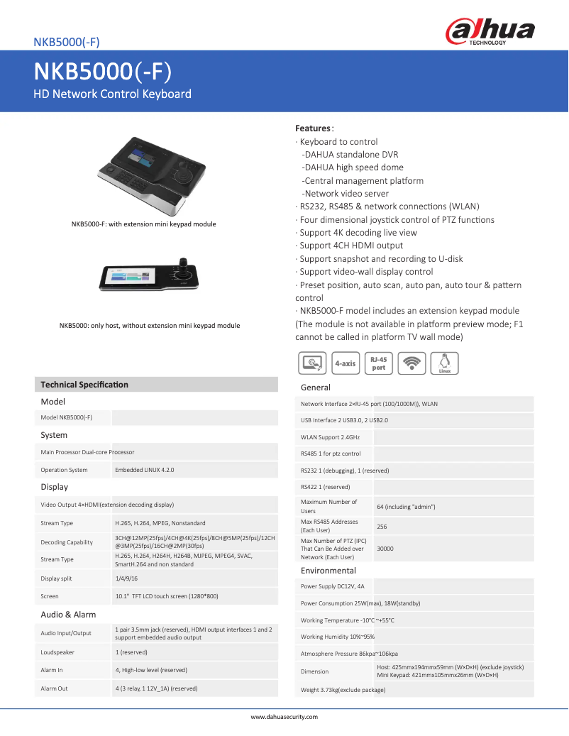 Image de la première page du manuel de l'appareil NKB5000