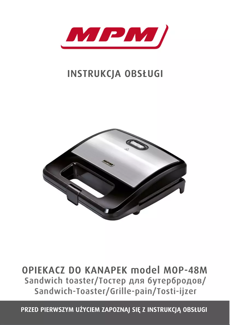 Page n°1 - Manuel utilisateur MPM MOP-48M