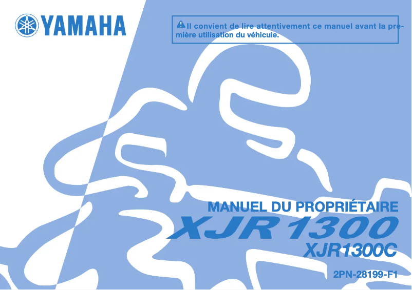 Page 1 de la notice Manuel utilisateur Yamaha XJR1300 (2016)