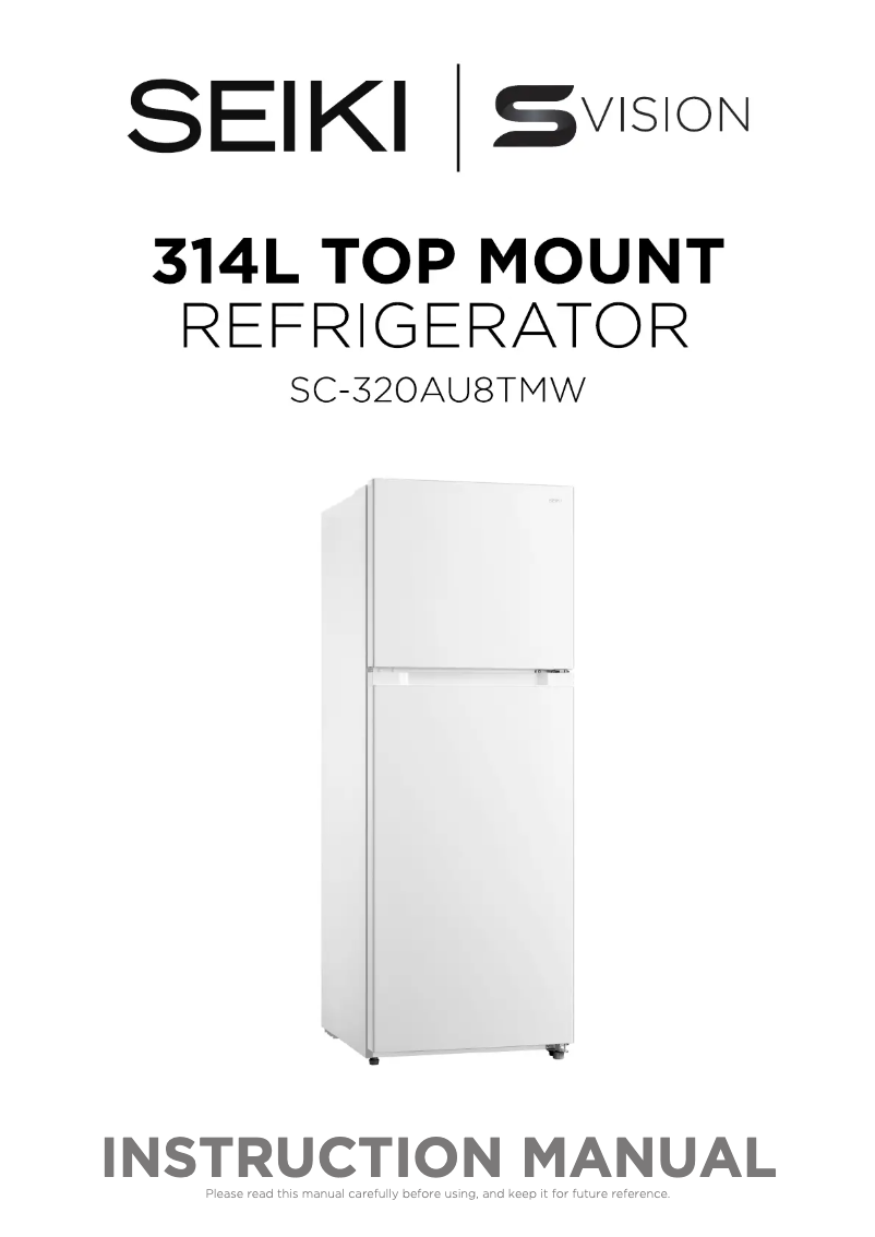 Page 1 de la notice Manuel utilisateur Seiki SC-320AU8TMW