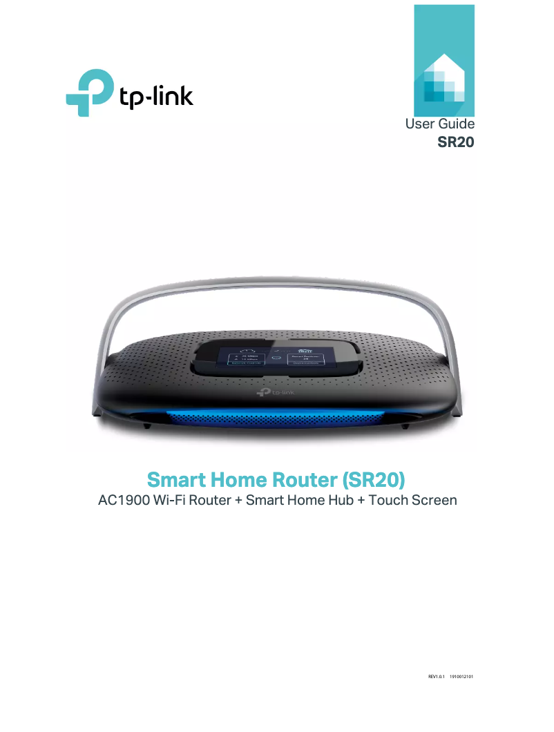 Page 1 de la notice Manuel utilisateur TP-Link SR20