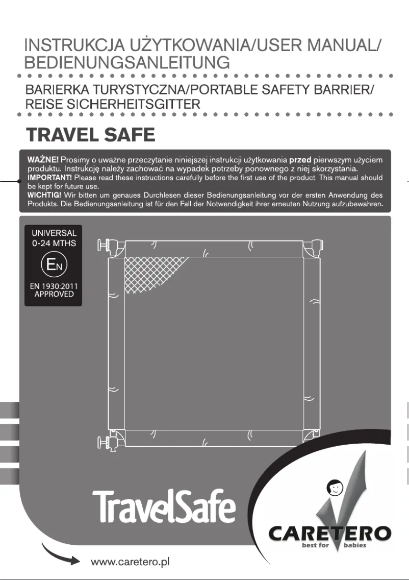 Image de la première page du manuel de l'appareil TravelSafe