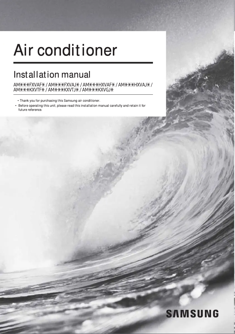 Página 1 del manual Manual de usuario Samsung AM168HXVAJH