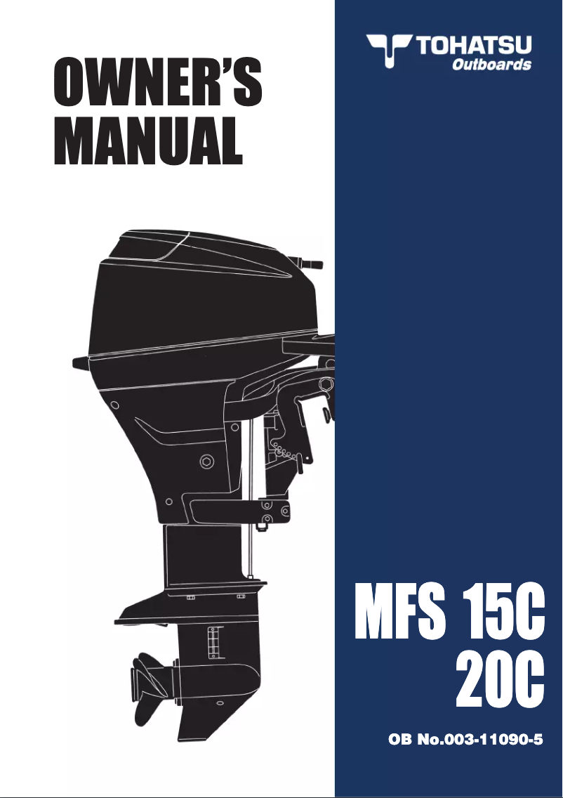 Página 1 del manual Manual de usuario Tohatsu MFS20C