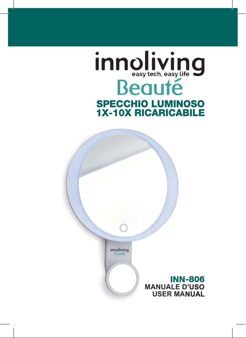 Image de la première page du manuel de l'appareil INN-806