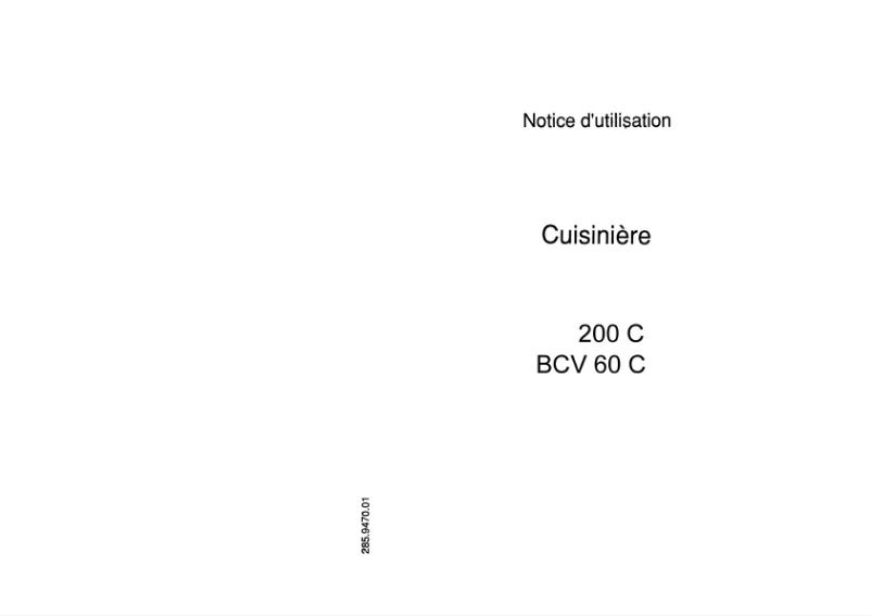 Page 1 de la notice Manuel utilisateur Bluesky BCV 200C