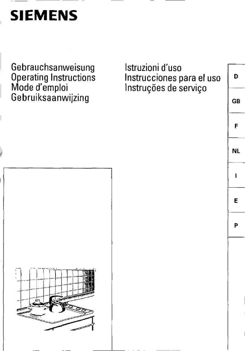 Page n°1 - Manuel utilisateur Siemens ET96060