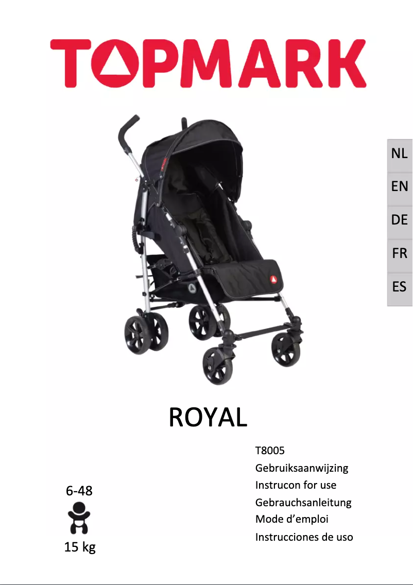 Page 1 de la notice Manuel utilisateur Topmark Royal