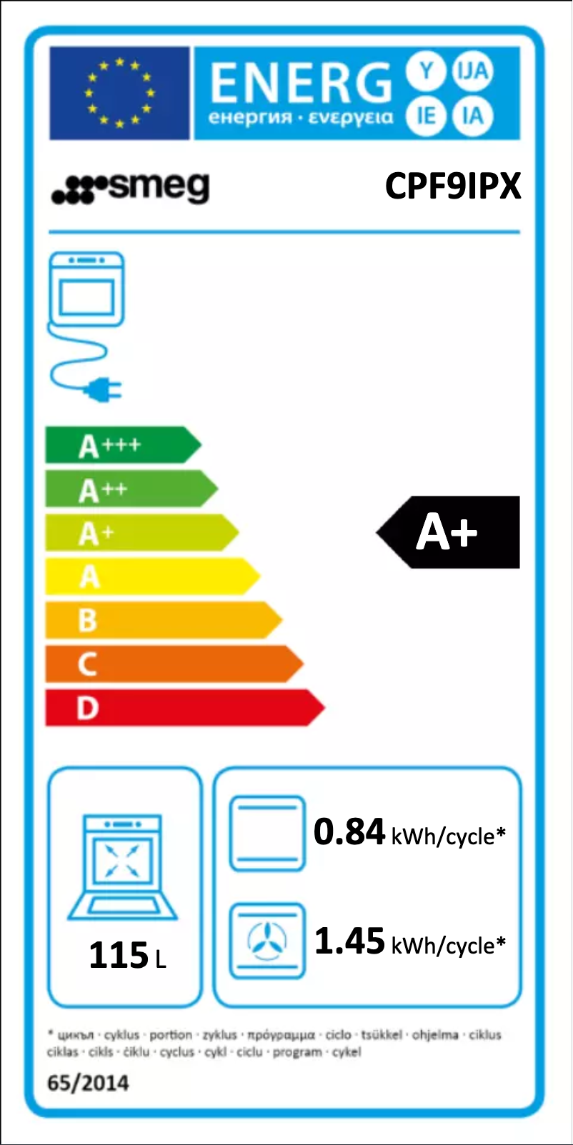 Image de la première page du manuel de l'appareil CPF9IPX