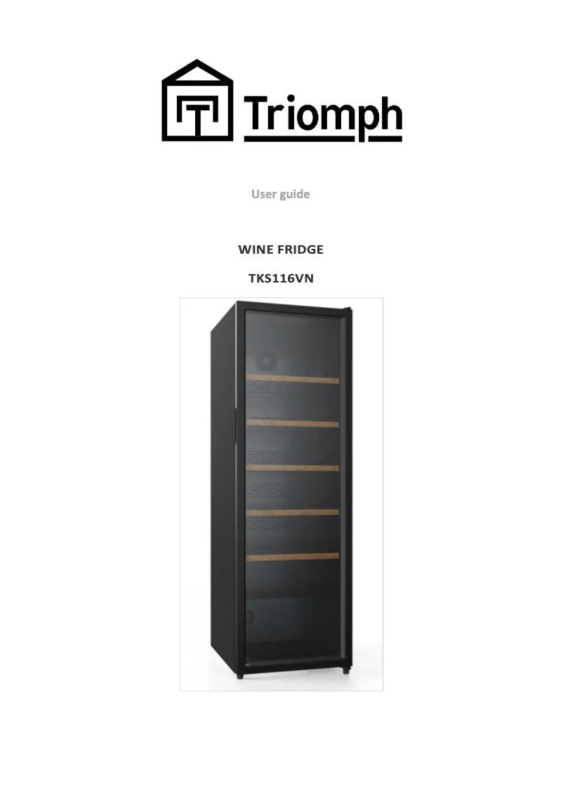 Imagen de la primera página del manual del dispositivo TKS116VN