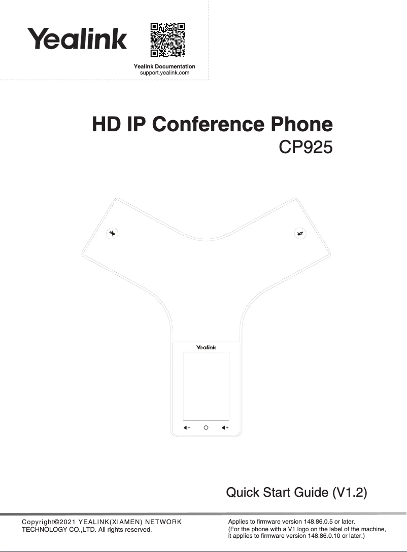 Image de la première page du manuel de l'appareil CP925