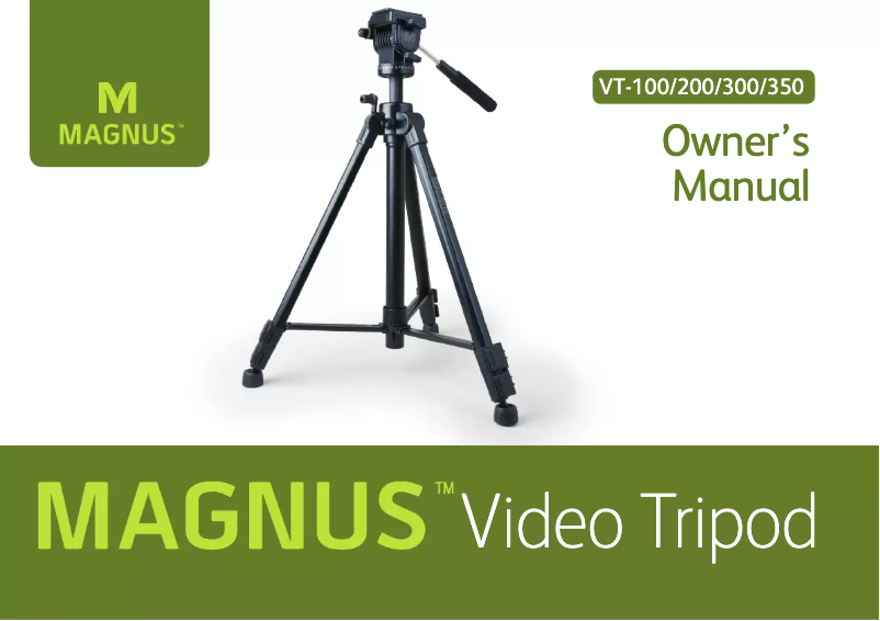 Page 1 de la notice Manuel utilisateur Magnus VT-100