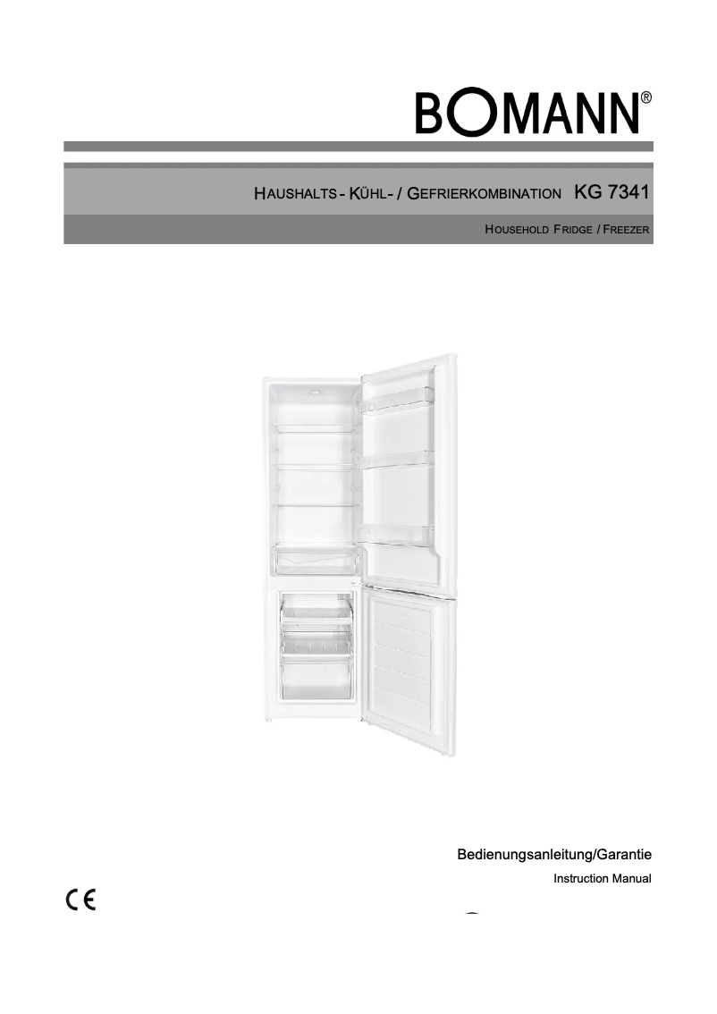 Image de la première page du manuel de l'appareil KG 7341