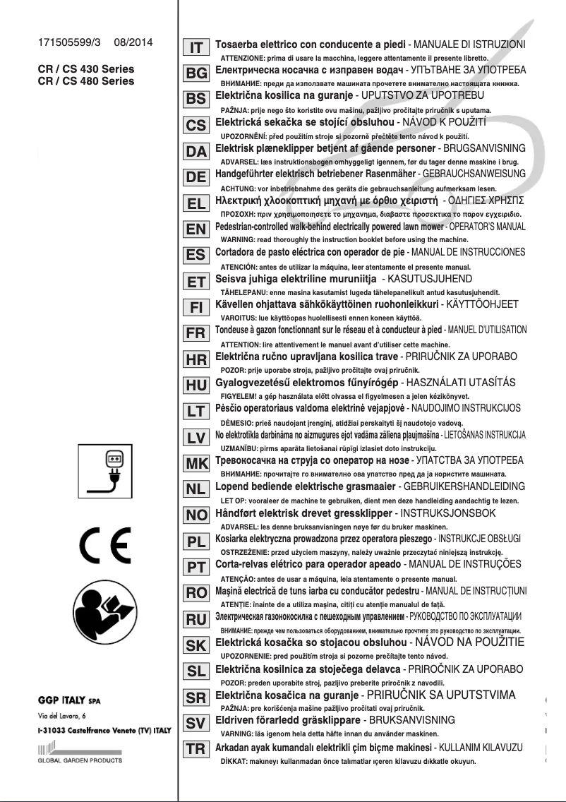 Page n°1 - Manuel utilisateur Alpina AL3 46 SE