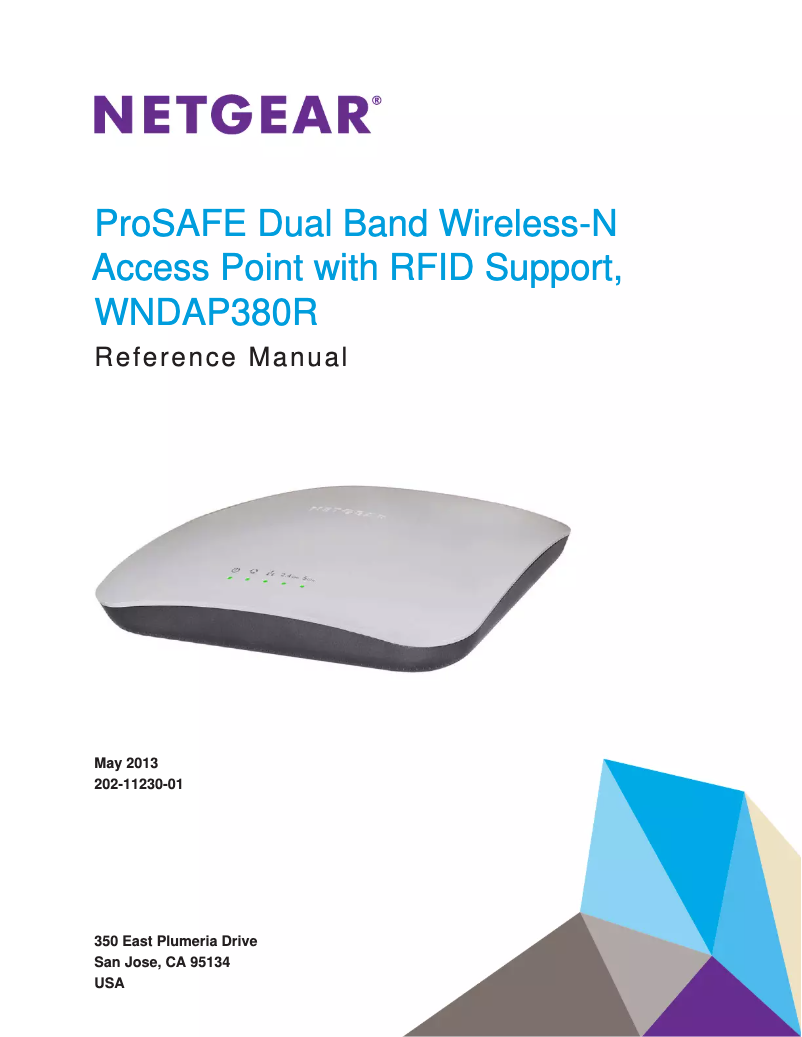 Page n°1 - Manuel utilisateur Netgear WNDAP380R