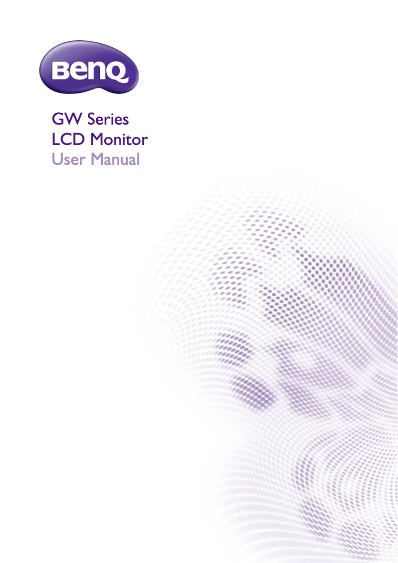 Image de la première page du manuel de l'appareil GW2760HM