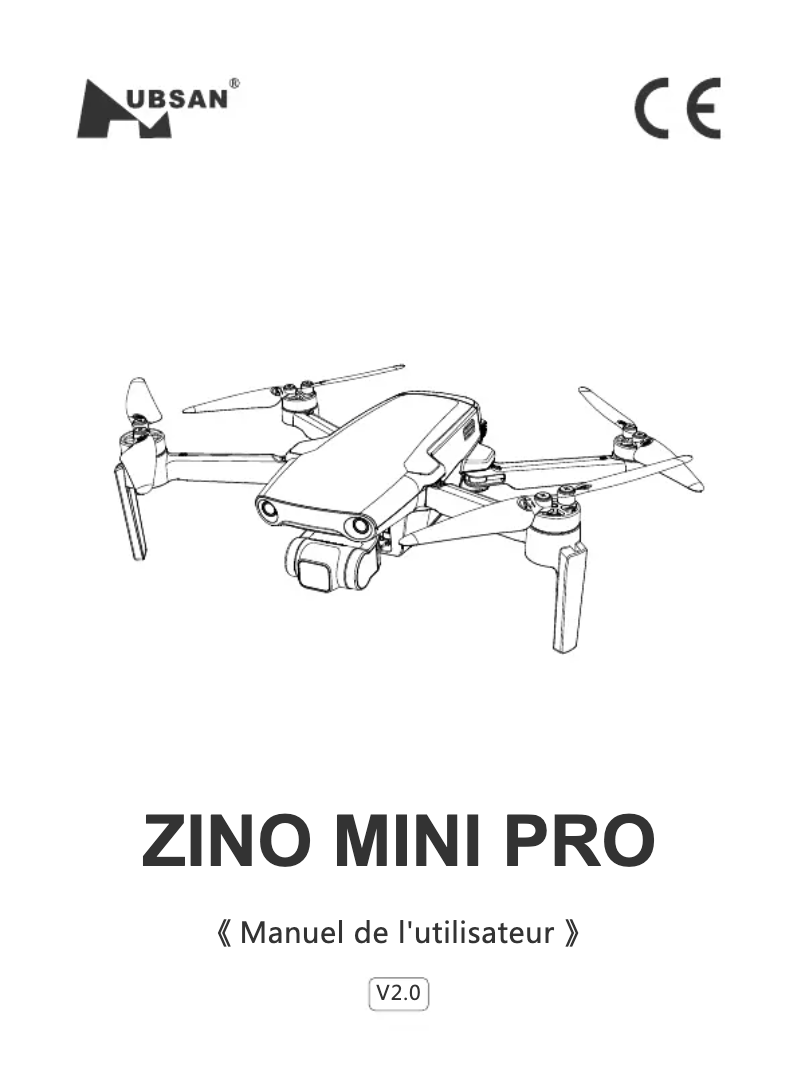 Page n°1 - Manuel utilisateur Hubsan Zino MINI Pro