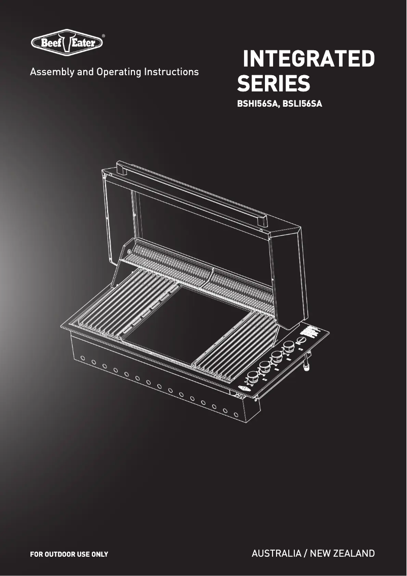 Page n°1 - Manuel utilisateur BeefEater BSW318SA