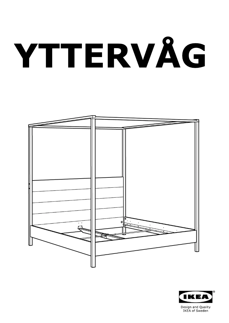 Page 1 de la notice Manuel utilisateur Ikea YTTERVÅG 005.533.31
