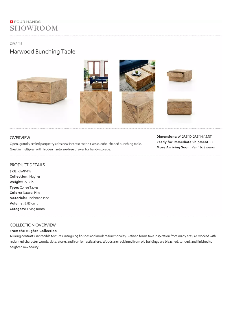 Page 1 de la notice Manuel utilisateur Four Hands CIMP-11E