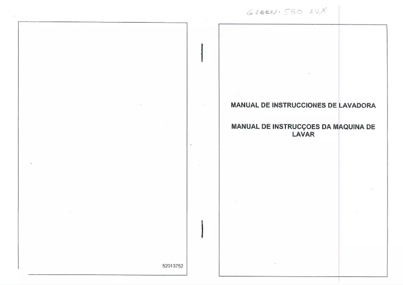 Page 1 de la notice Manuel utilisateur Rommer Green 560 Lux