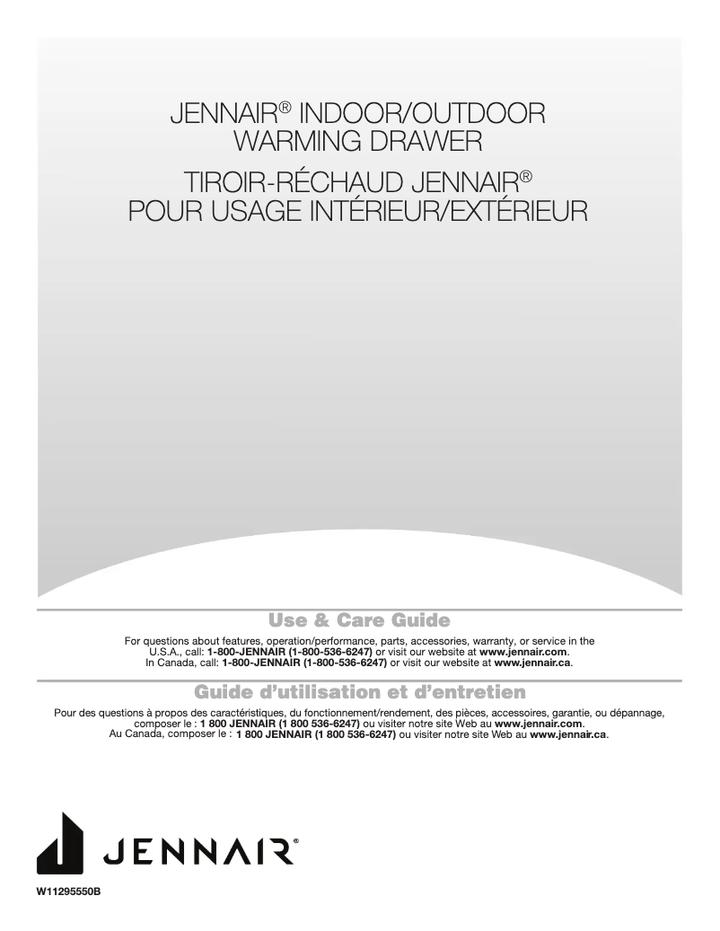 Page 1 de la notice Manuel utilisateur Jenn-Air JJD3030IM