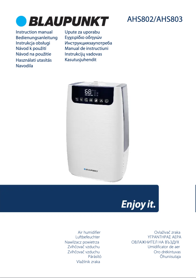 Image de la première page du manuel de l'appareil AHS803