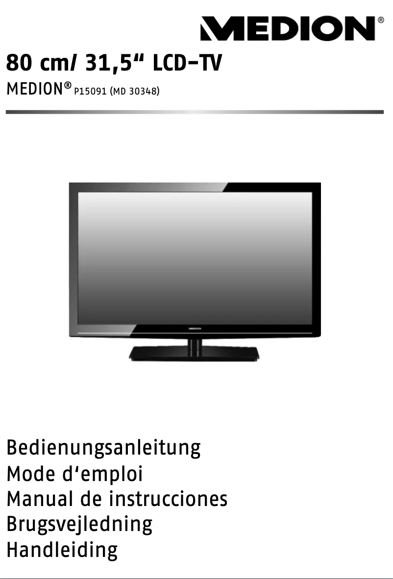 Page 1 de la notice Manuel utilisateur Medion MD30348