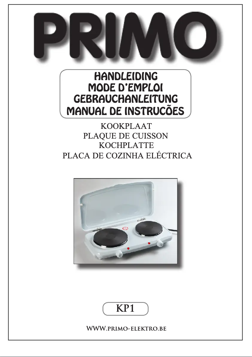Page n°1 - Manuel utilisateur Primo KP1
