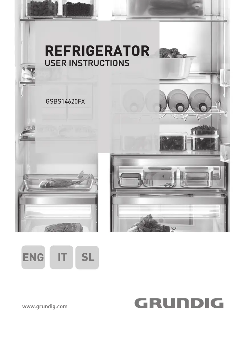 Image de la première page du manuel de l'appareil GSBS 14620 FX
