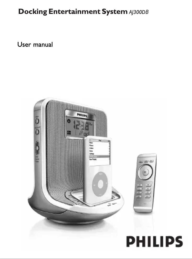 Image de la première page du manuel de l'appareil AJ300DB