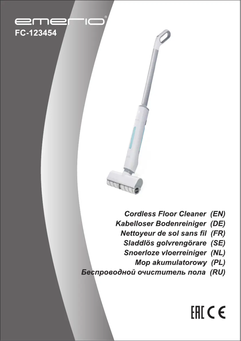 Page n°1 - Manuel utilisateur Emerio FC-123454