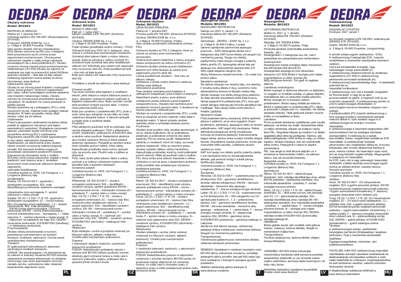 Page 1 de la notice Manuel utilisateur DEDRA BH1053