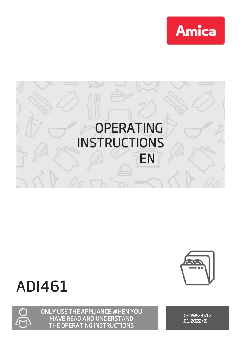 Page 1 de la notice Manuel utilisateur Amica ADI461