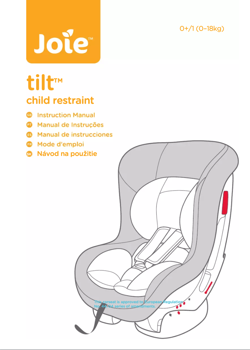 Image de la première page du manuel de l'appareil Tilt