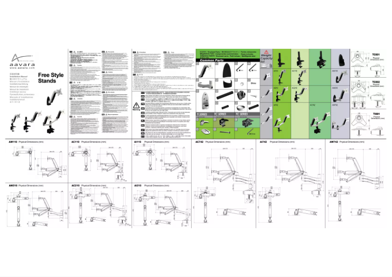 Page n°1 - Manuel utilisateur Aavara AC110
