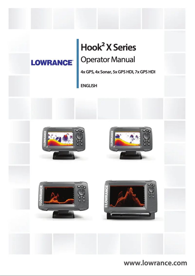Page n°1 - Manuel utilisateur Lowrance Hook2 4x GPS
