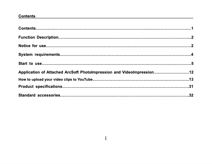 Page n°1 - Manuel utilisateur Curtis VR215