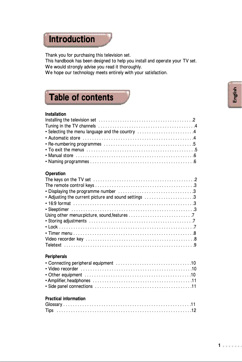 Page n°1 - Manuel utilisateur Philips 21PT5324