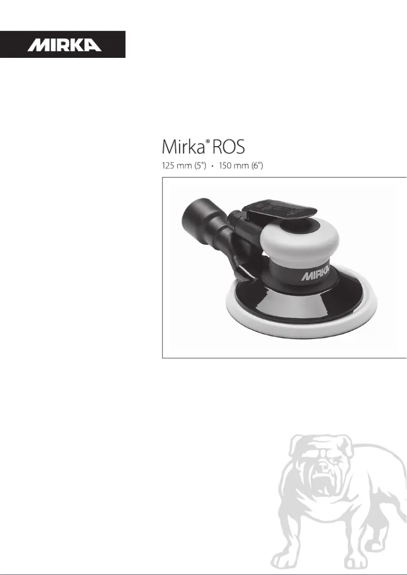 Page n°1 - Manuel utilisateur Mirka ROS 550DB