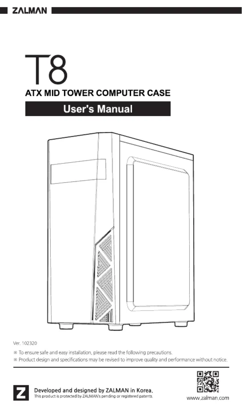 Image de la première page du manuel de l'appareil T8
