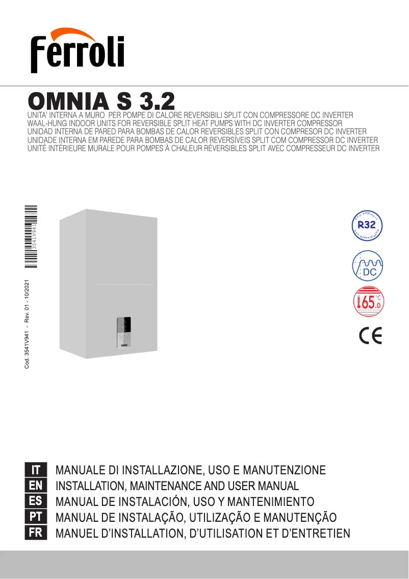 Image de la première page du manuel de l'appareil Omnia S 3.2