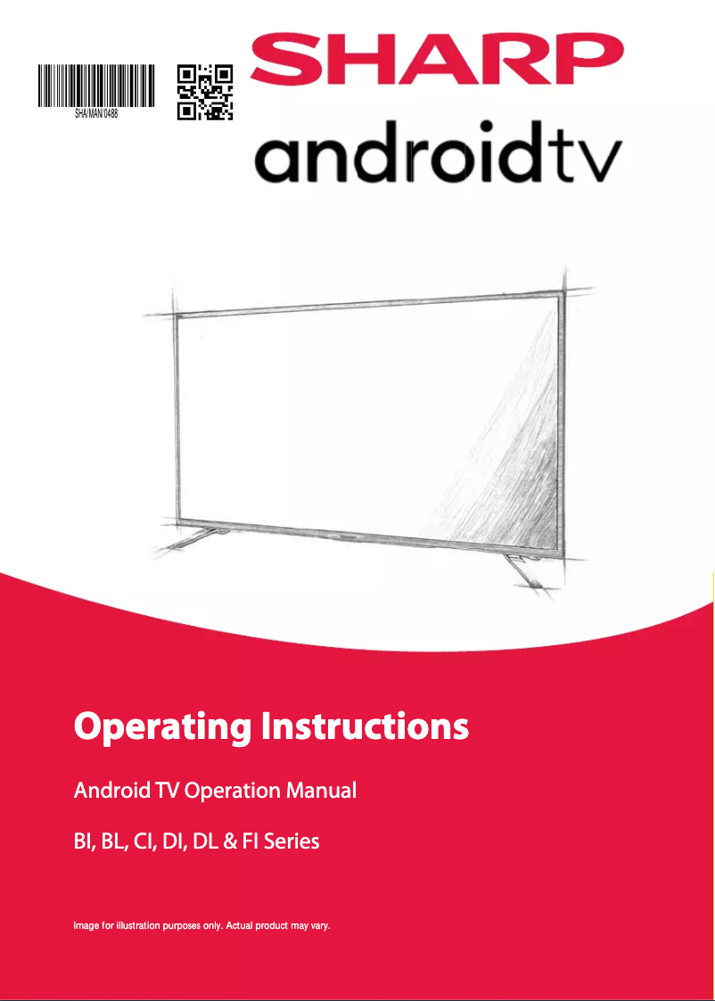 Page 1 de la notice Manuel utilisateur Sharp 43FN8KA