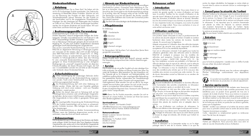 Page n°1 - Manuel utilisateur Ultimate Speed IAN 296691