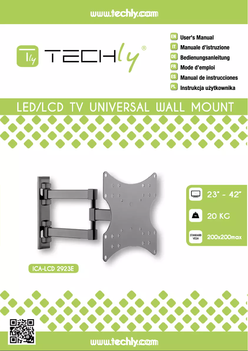 Page n°1 - Manuel utilisateur Techly ICA-LCD 2923E