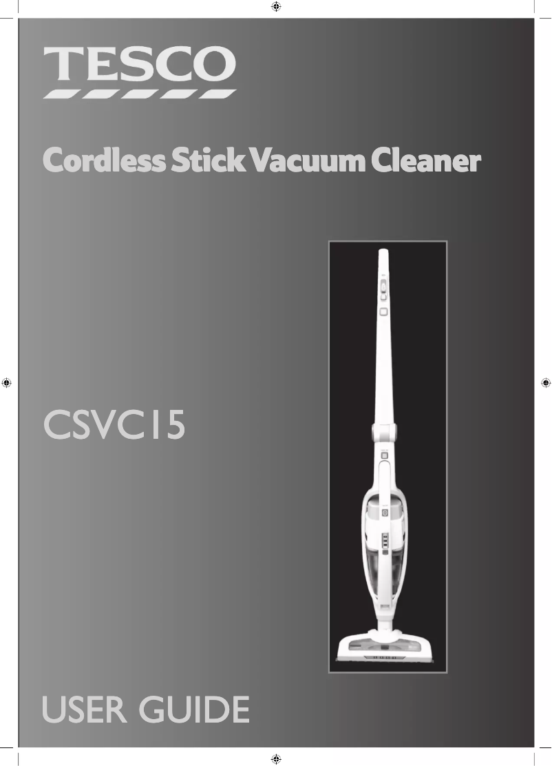 Page 1 de la notice Manuel utilisateur Tesco CSVC15